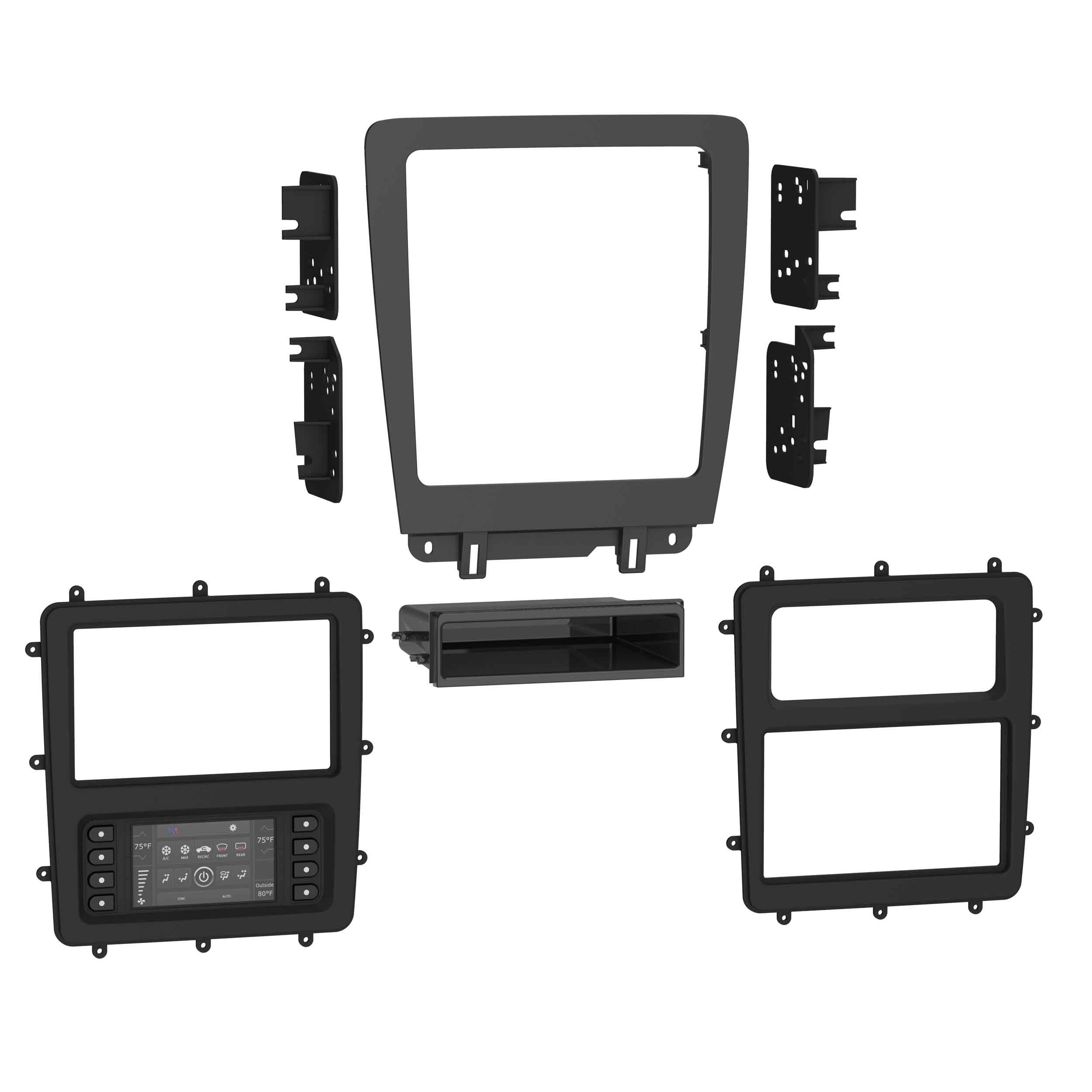 Metra 99-5839CH, Multi-Kit Radio Installation Dash Kit for Select Ford Mustang 2010-2014 TurboTouch Kit