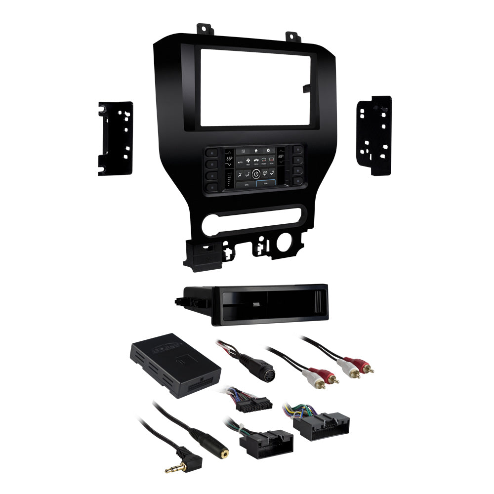 Metra 99-5840CH, Multi-Kit Radio Installation Dash Kit for Select FORD MUSTANG 2015-2023