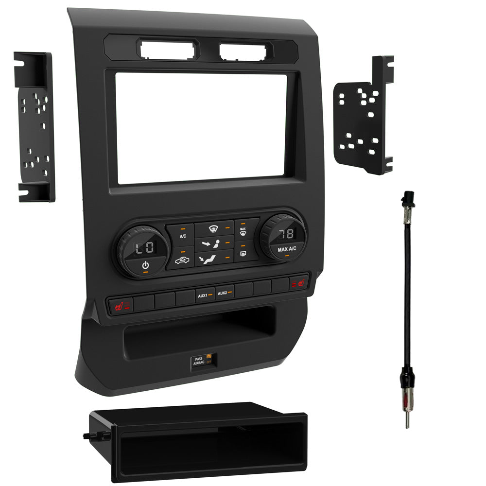 Metra 99-5849CH, Multi-Kit Radio Installation Dash Kit for Select Stereo Installation Kit - Fits Select Ford F-150 2015-2022