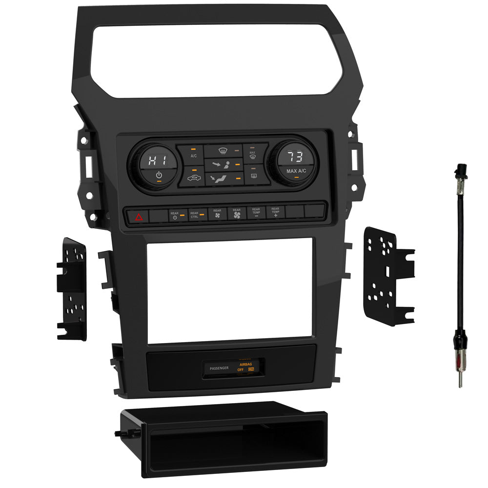 Metra 99-5852CH, Multi-Kit Radio Installation Dash Kit for Select Ford Explorer 2011-2015 (with Single Zone, Multi-Kit Radio Installation Dash Kit for Select Manual Climate Co