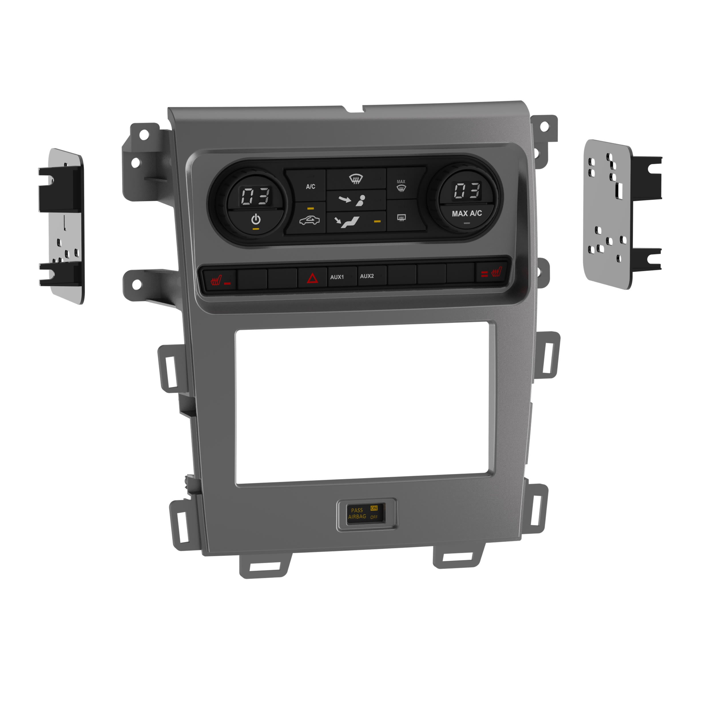 Metra 99-5855CH, Multi-Kit Radio Installation Dash Kit for Select Ford Edge 2011-14 (with sngl-zone climate cntrl) -Turbo Tact