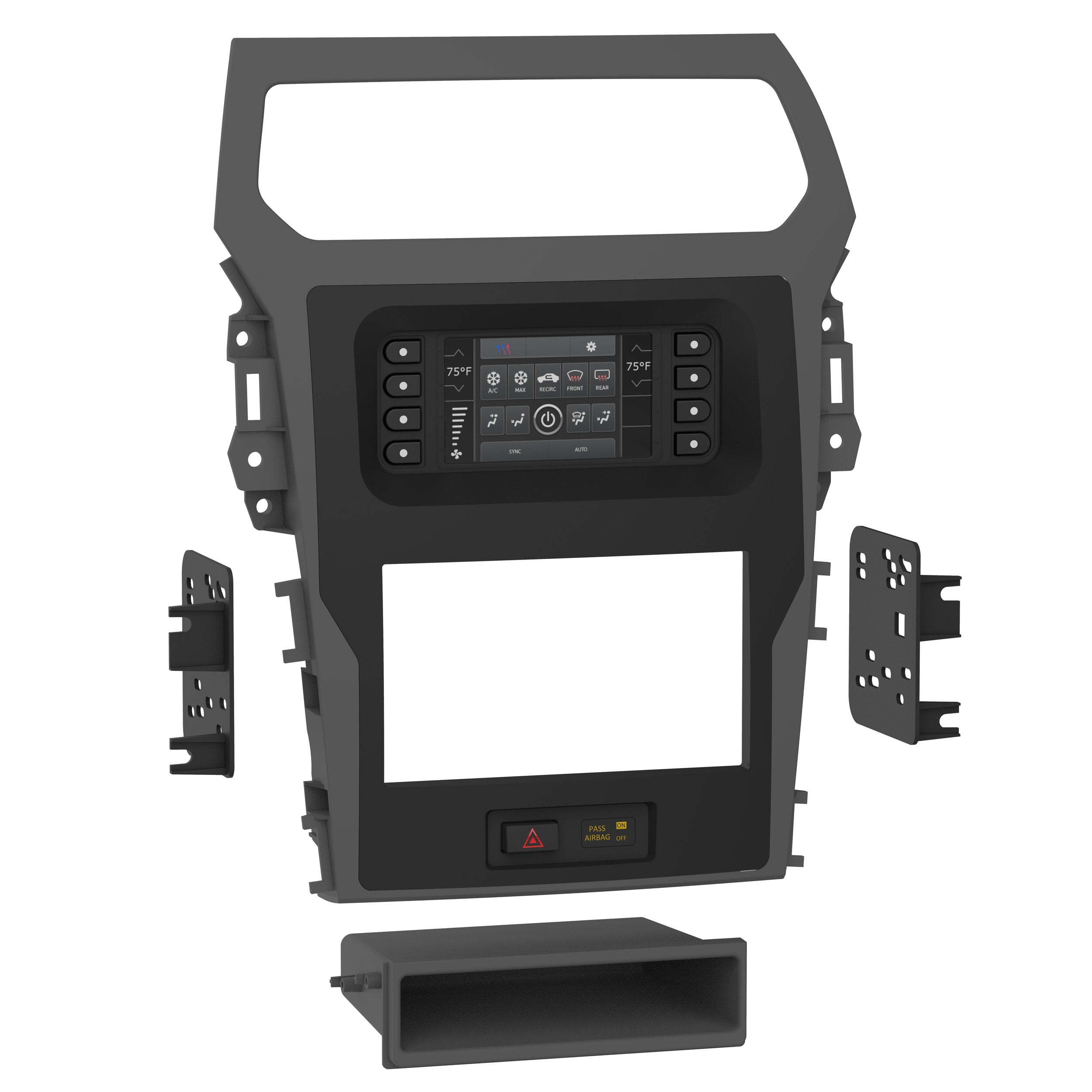 Metra 99-5858CH, Multi-Kit Radio Installation Dash Kit for Select Ford Explorer (with 8-Inch Touchscreen) TurboTouch Kit 2011-