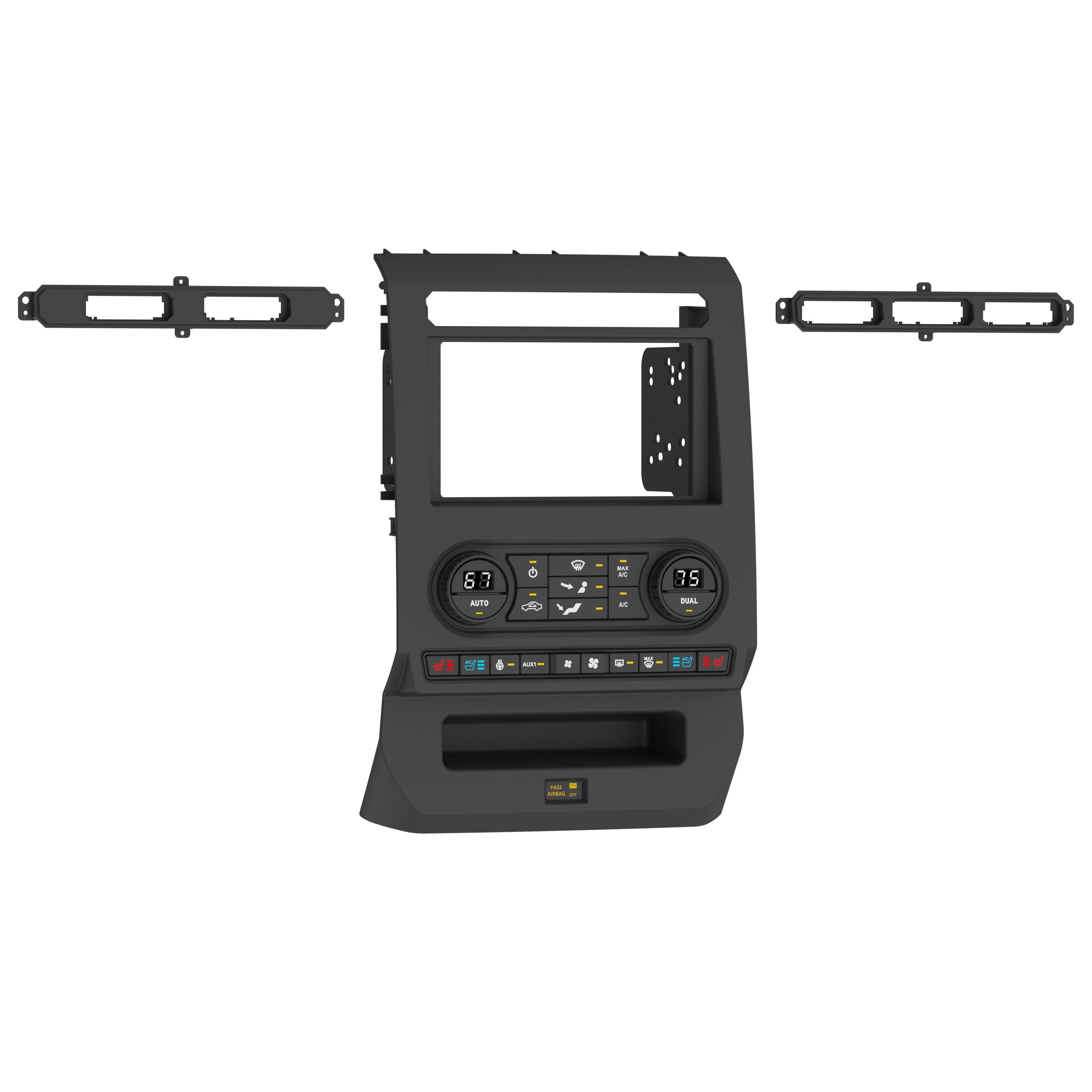 Metra 99-5864CH, Multi-Kit Radio Installation Dash Kit for Select Stereo Installation Kit Fits Select Ford F-Series 2015-2022