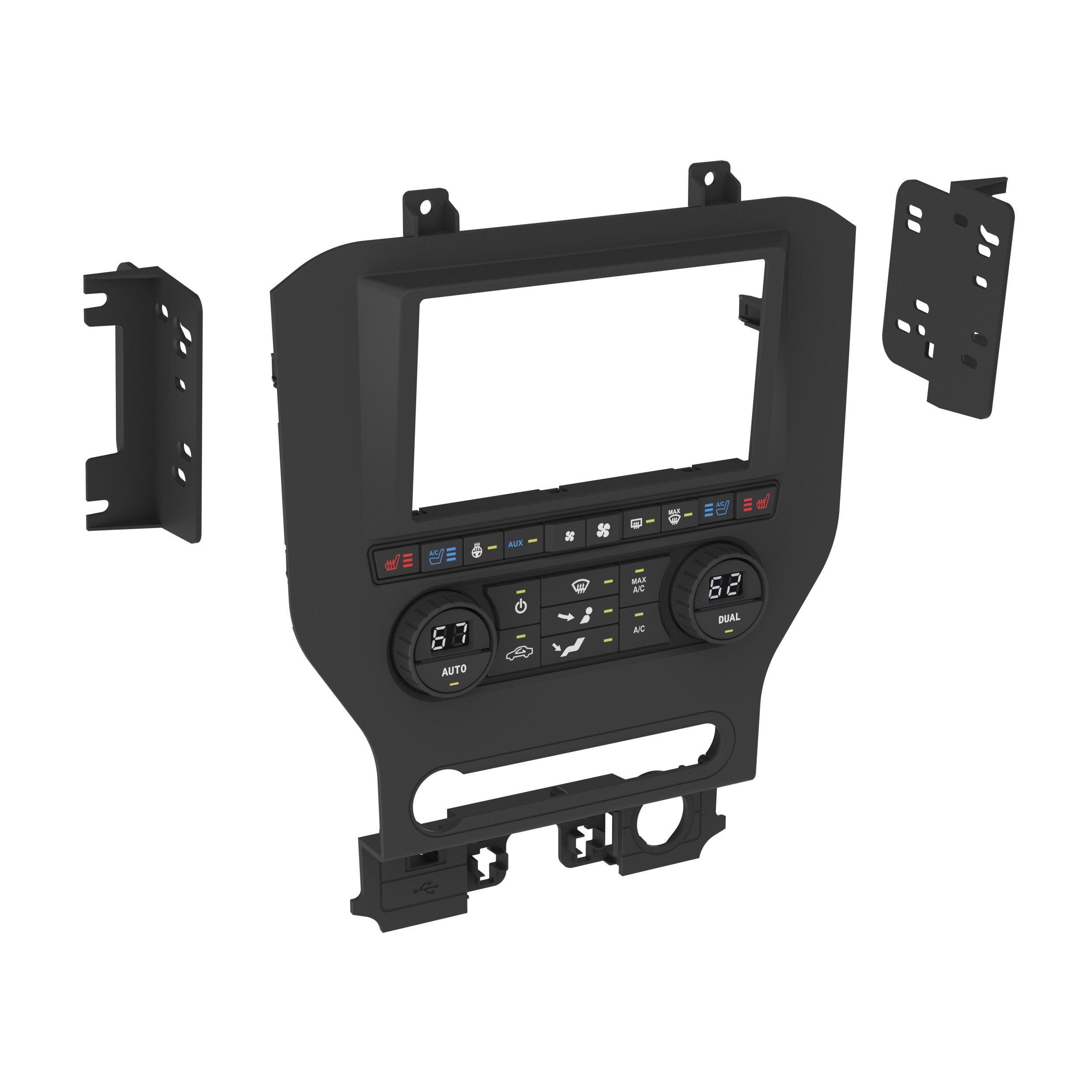 Metra 99-5866CH, Multi-Kit Radio Installation Dash Kit for Select Ford Mustang 2015-Up* (With Factory 8" Screen)