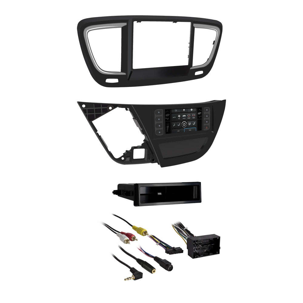 Metra 99-6543HG, Multi-Kit Radio Installation Dash Kit for Select Chrysler Pacifica (Limited, Multi-Kit Radio Installation Dash Kit for Select Touring) 2017 - TurboTouch Kit