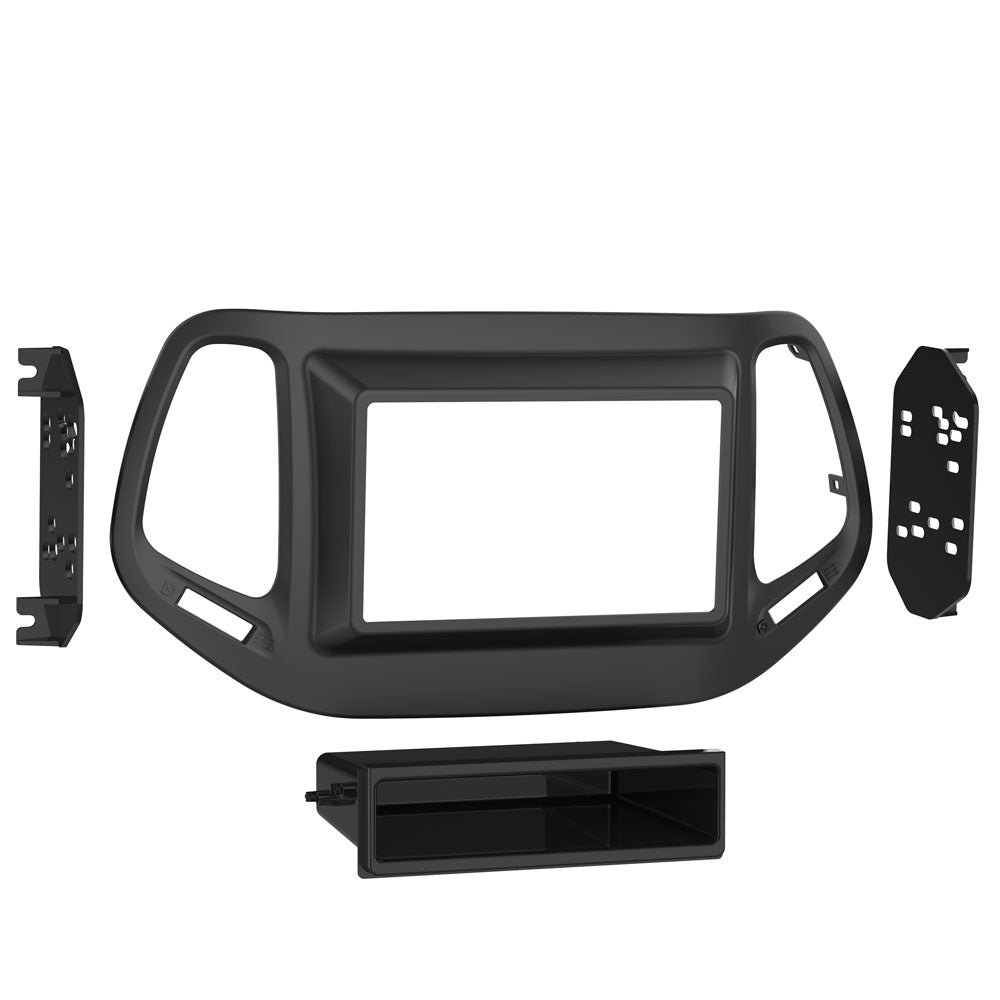 Metra 99-6545B, Multi-Kit Radio Installation Dash Kit for Select Jeep Compass Sport 2017.5-2018