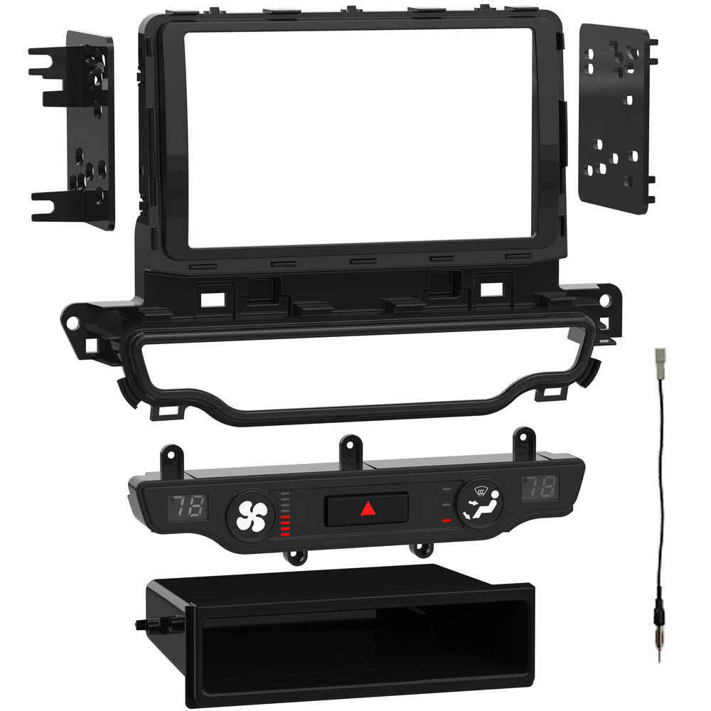 Metra 99-7382HG, Multi-Kit Radio Installation Dash Kit for Select Kia Niro (without NAV) 2017-2019