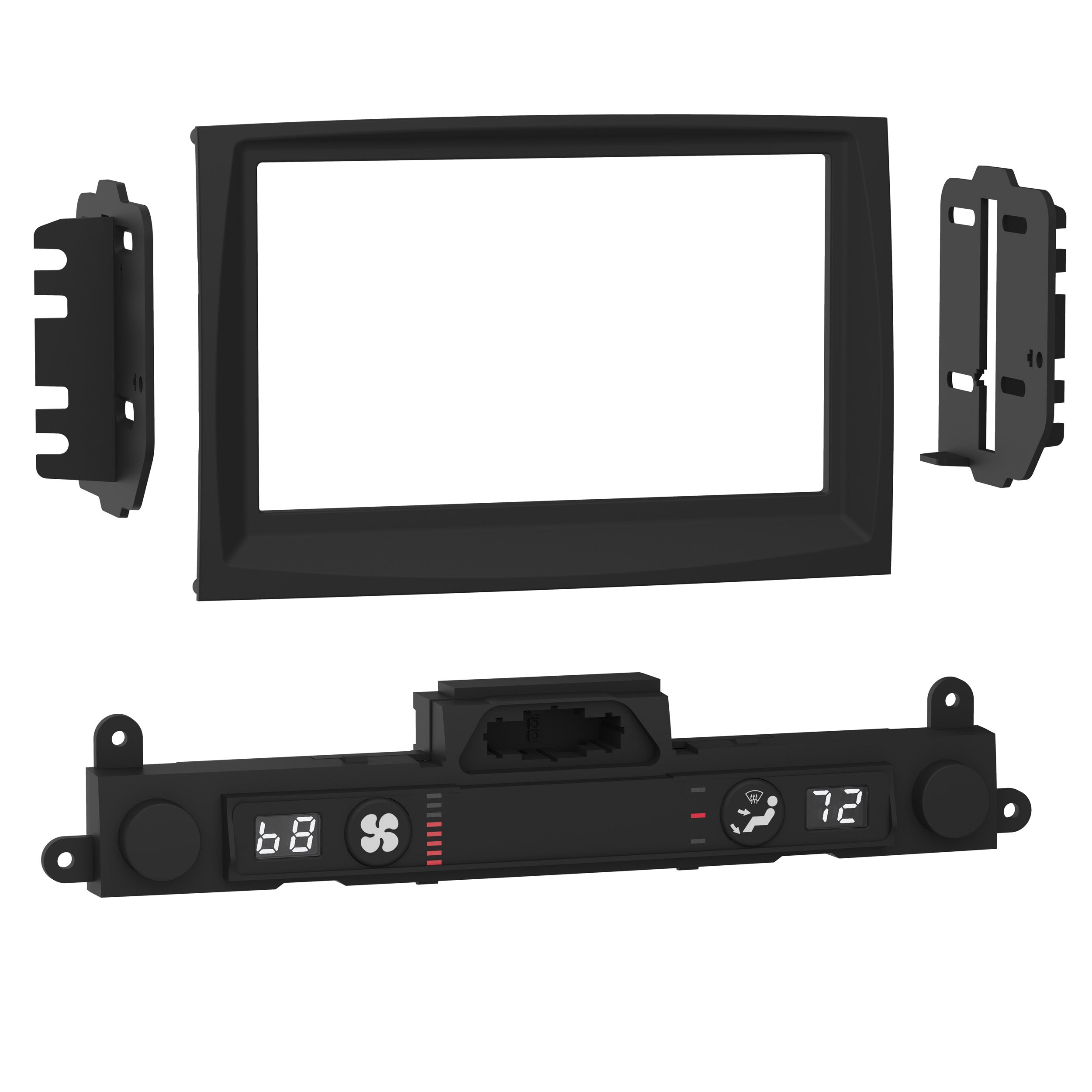 Metra 99-7390B, Multi-Kit Radio Installation Dash Kit for Select Kia Sportage (with NAV) 2017-2018