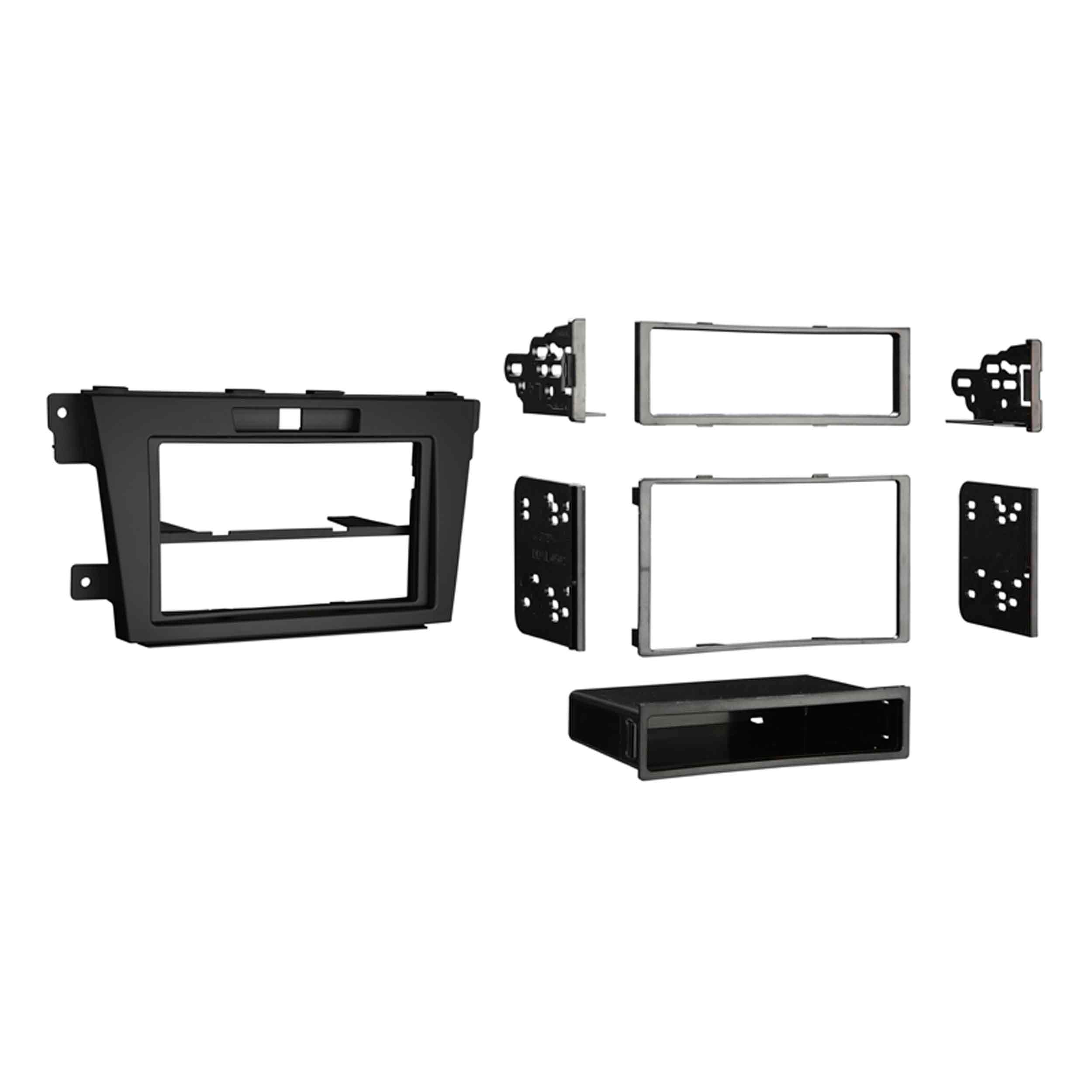 Metra 99-7520B, Multi-Kit Radio Installation Dash Kit for Select Mazda CX-7 10-12 DIN/DDIN BLK