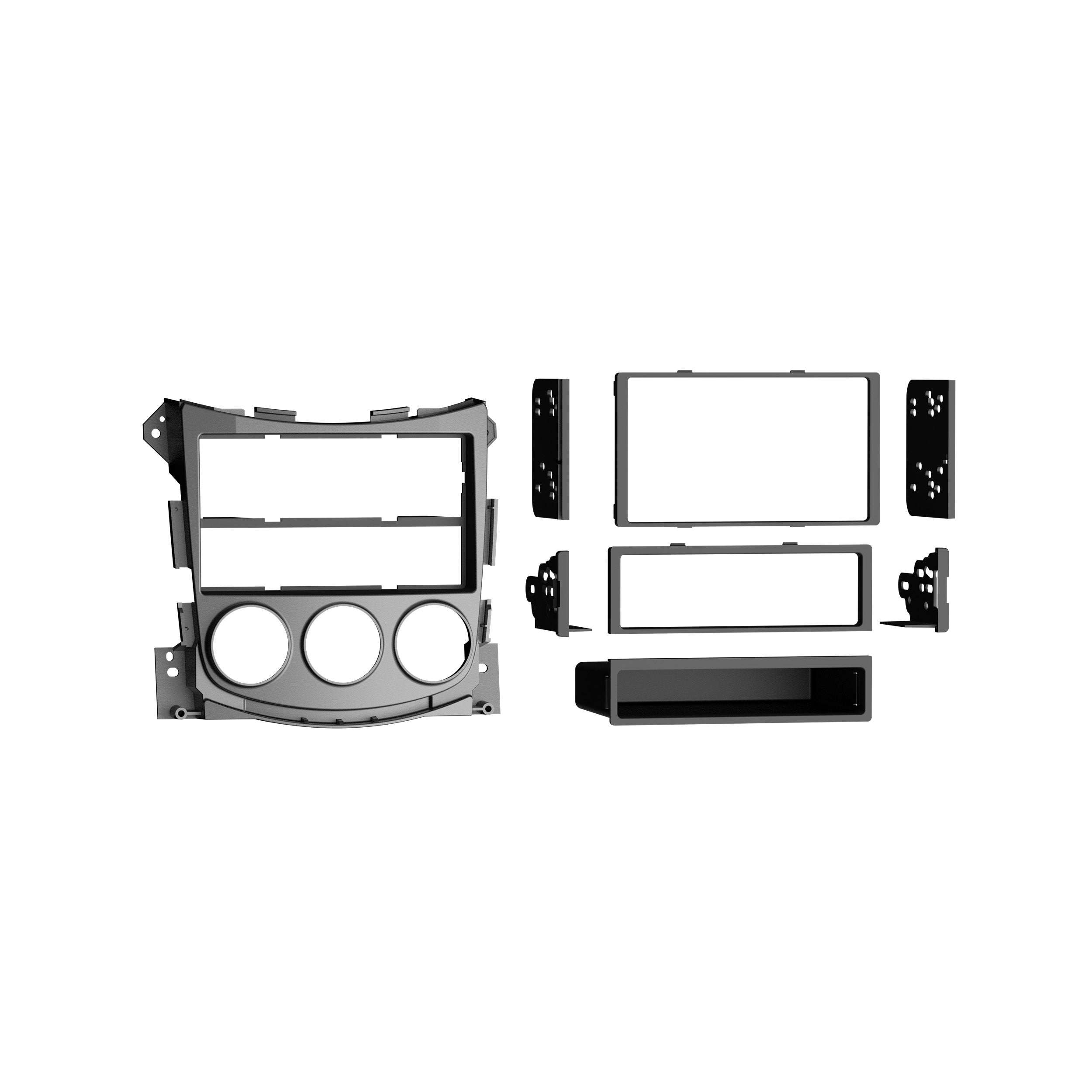 Metra 99-7607B, Multi-Kit Radio Installation Dash Kit for Select Nissan 370Z 2009-up (without navigation)