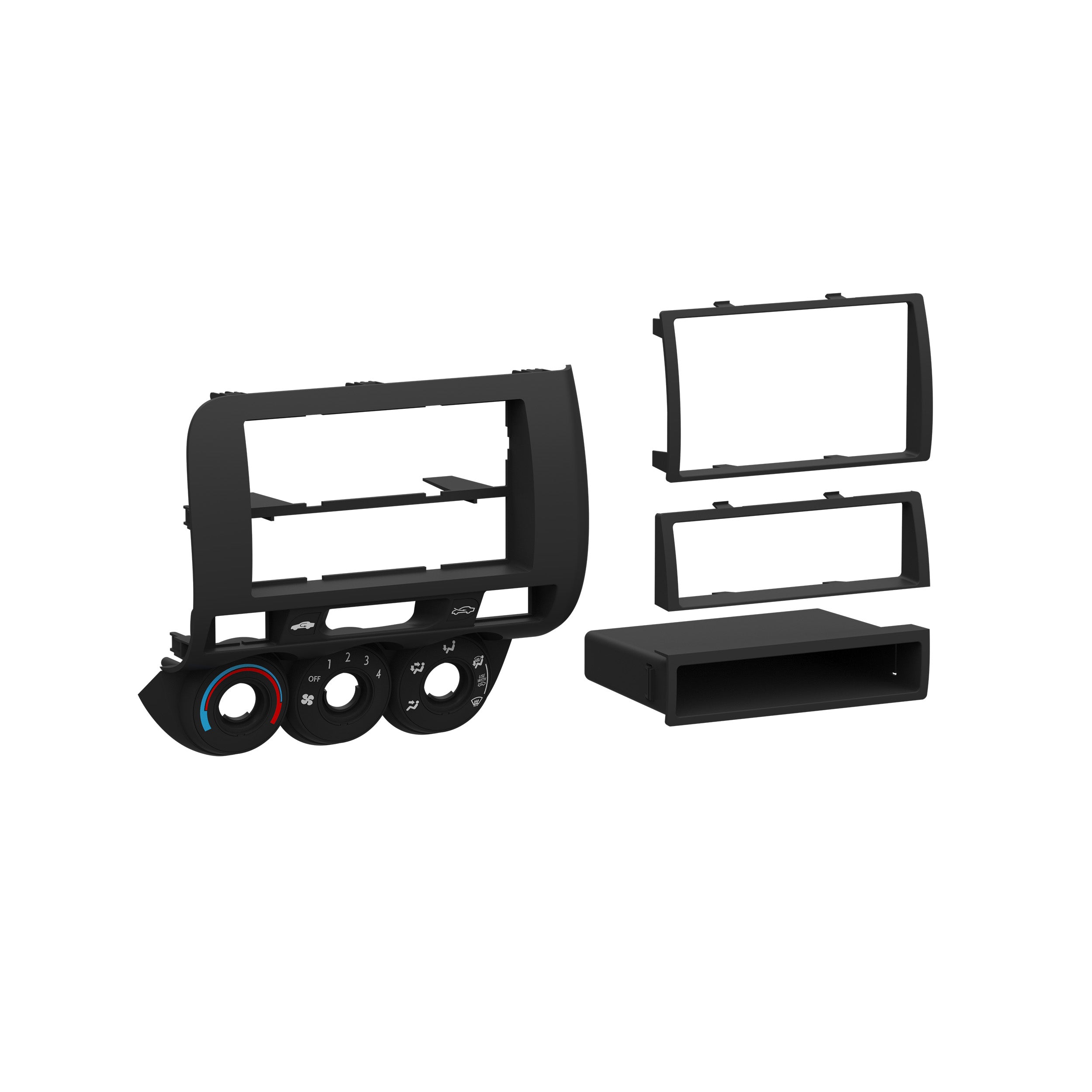 Metra 99-7872, Multi-Kit Radio Installation Dash Kit for Select Honda Fit 2007-2008
