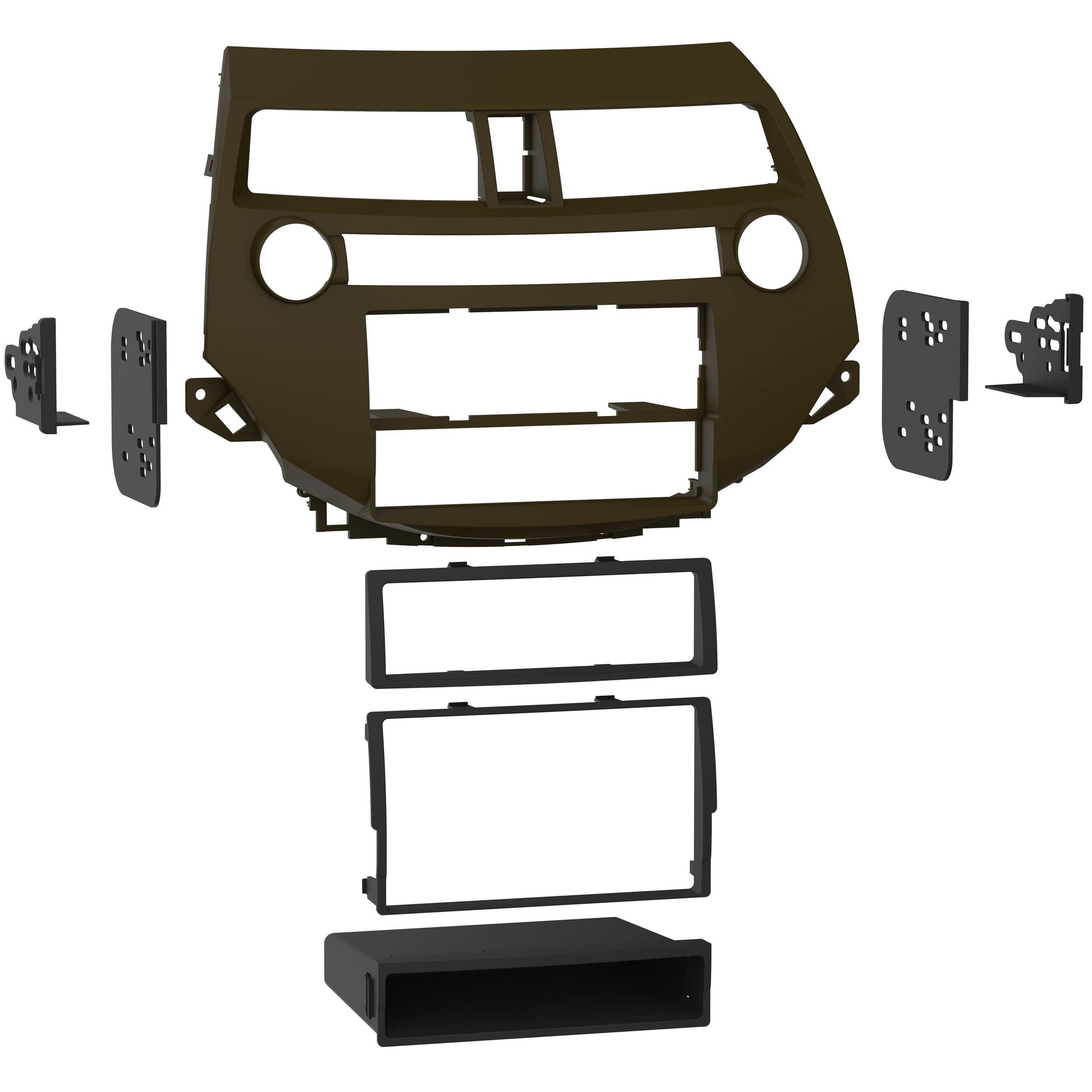 Metra 99-7874T, Multi-Kit Radio Installation Dash Kit for Select Honda - Accord 2008-2012, Multi-Kit Radio Installation Dash Kit for Select Crosstour 2012-2015 - Taupe