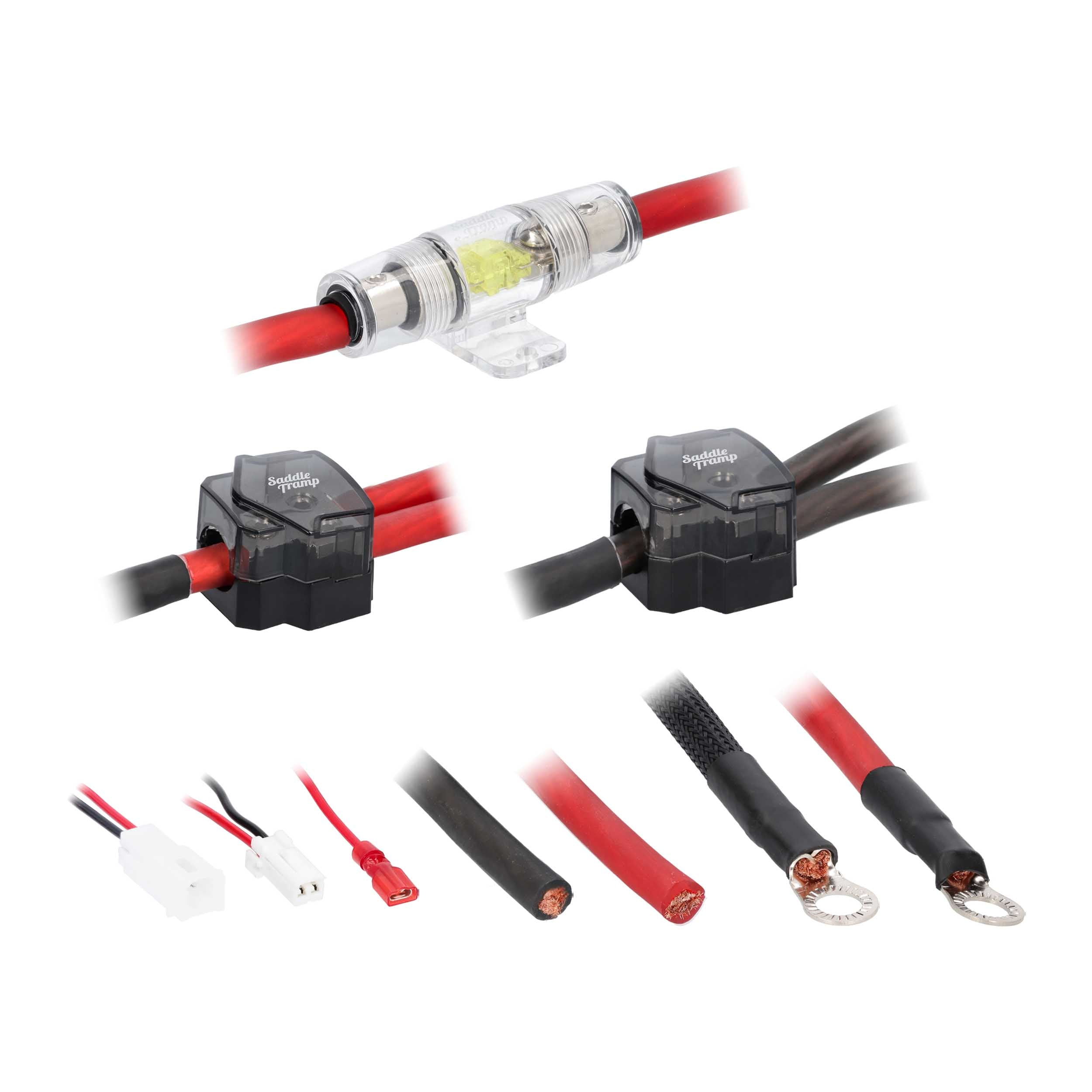 Saddle Tramp BC-9704, Harley (2)Amp Kit 4ga 98+