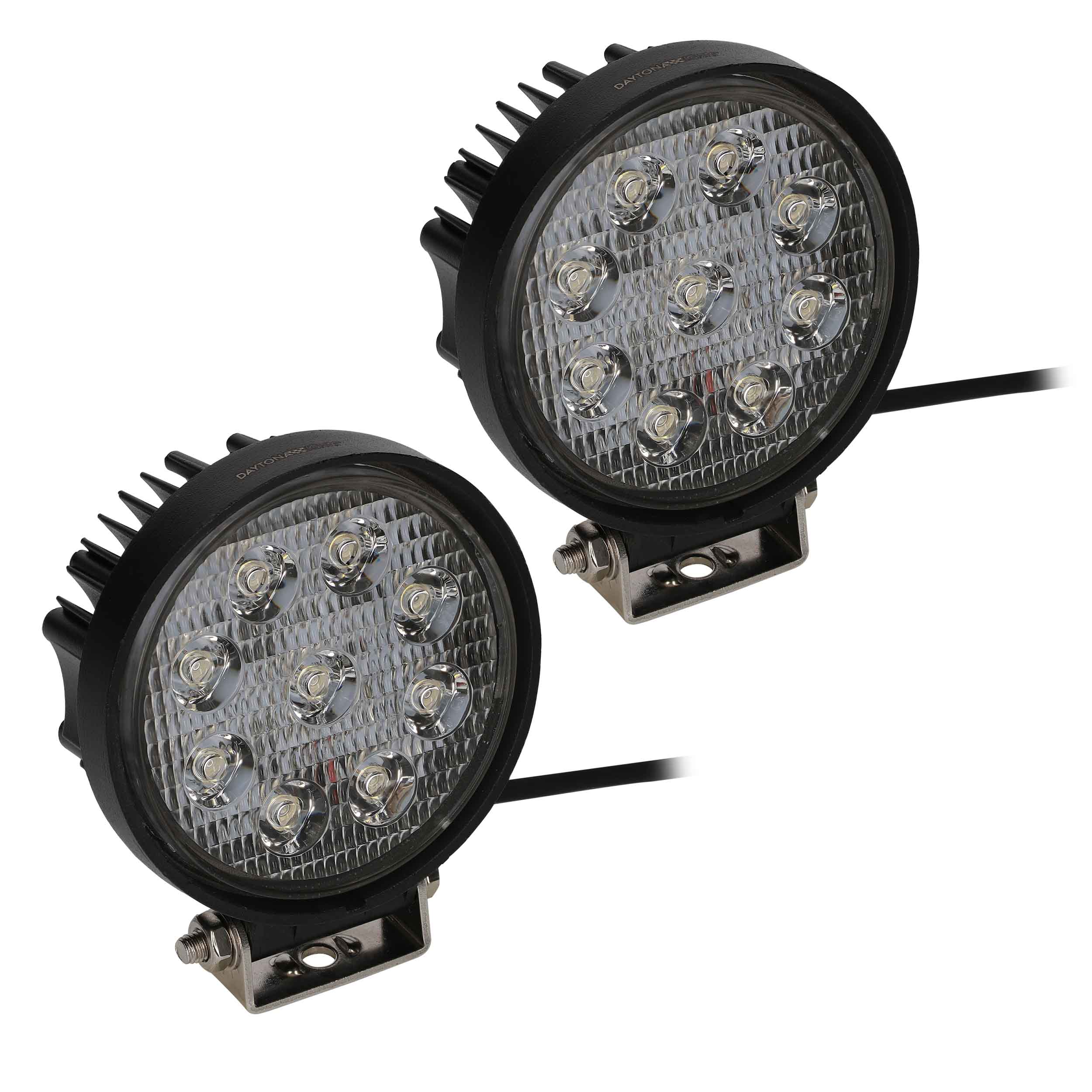 Daytona Lights DL-DL4R, (2)Drive Light Round (9)LED