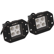 Daytona Lights DL-FMCL5, (2)Cube 3.6"Flood Flush 4LED