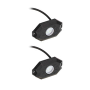 Daytona Lights DL-ROCKB, (2)Black Pod Blue LED IP67