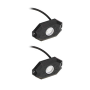 Daytona Lights DL-ROCKG, (2)Black Pod Green LED IP67