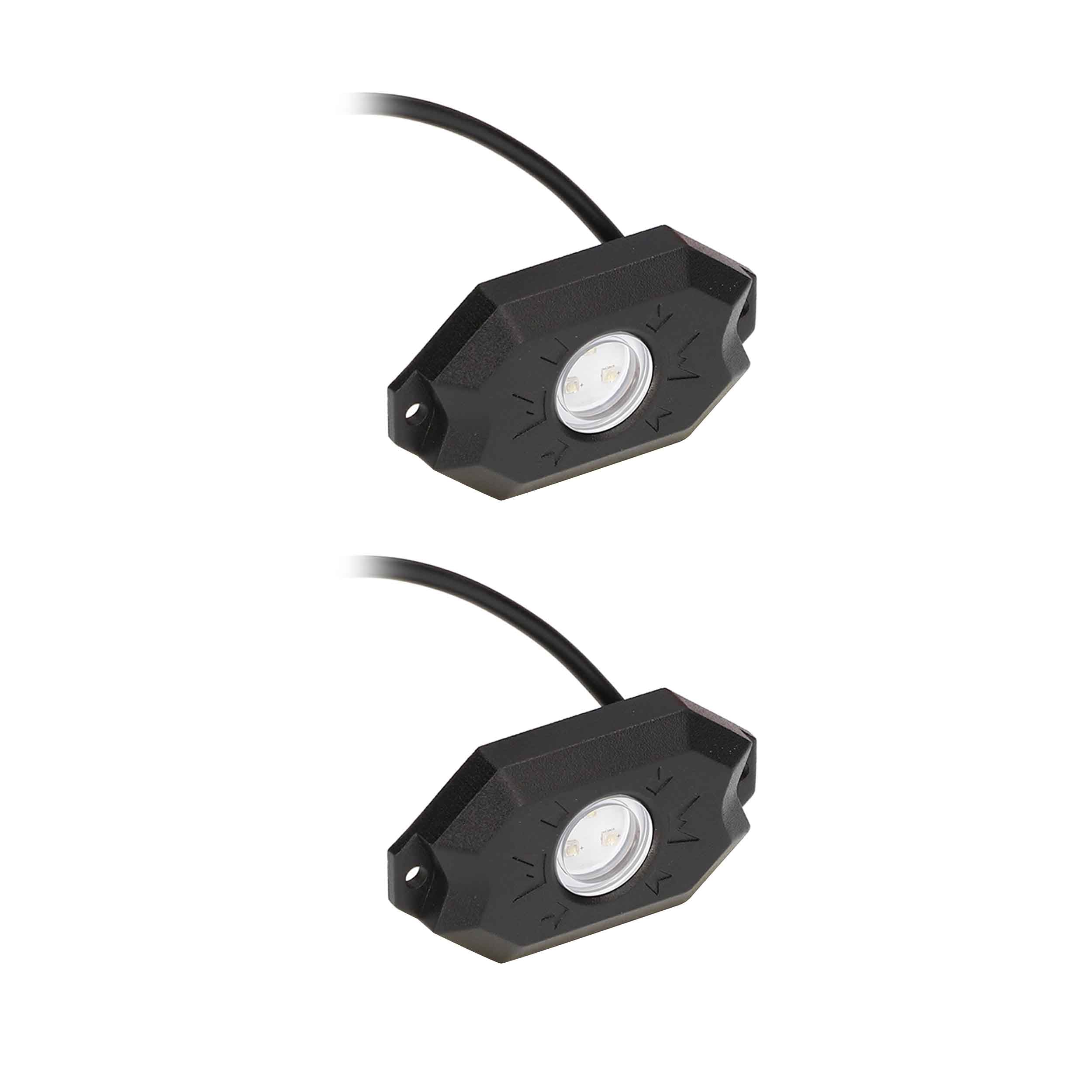 Daytona Lights DL-ROCKG, (2)Black Pod Green LED IP67