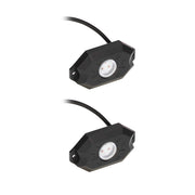 Daytona Lights DL-ROCKR, (2)Black Pod Red LED IP67