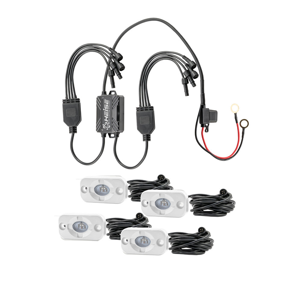 Metra HE-4MLRGBK, Marine RGB Accent Lights - 4 Pack