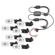Metra HE-8MLRGBK, Marine RGB Accent Lights - 8 Pack Kit