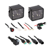 HEISE HE-BCS32PK, (2)LED Cube 3" Spot