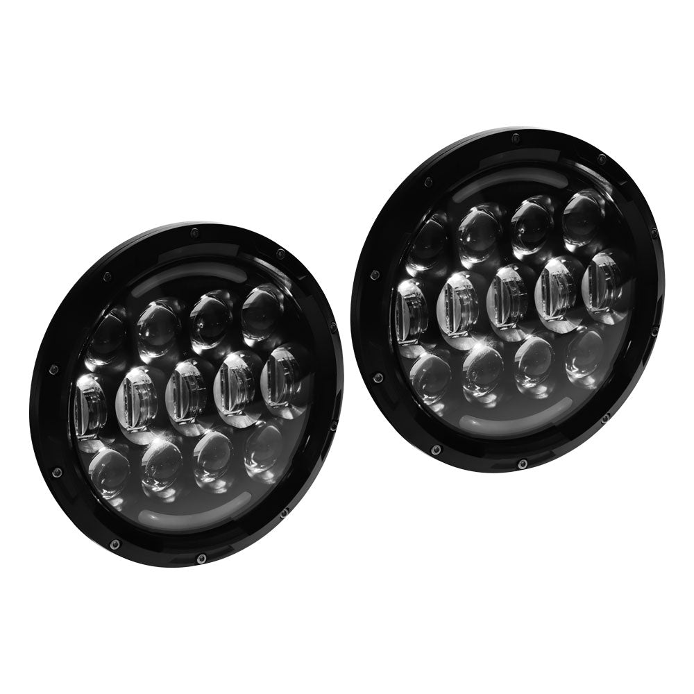 Metra JP-704RGB, Improved RGB Backlit 7" LED Light - 7 Inch, 15 LED