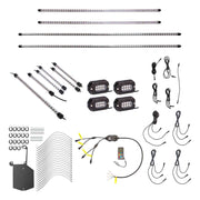 Metra JP-RGBKT-1, Complete Plug-N-Play RGB Lighting Kit for Jeep JL/JT