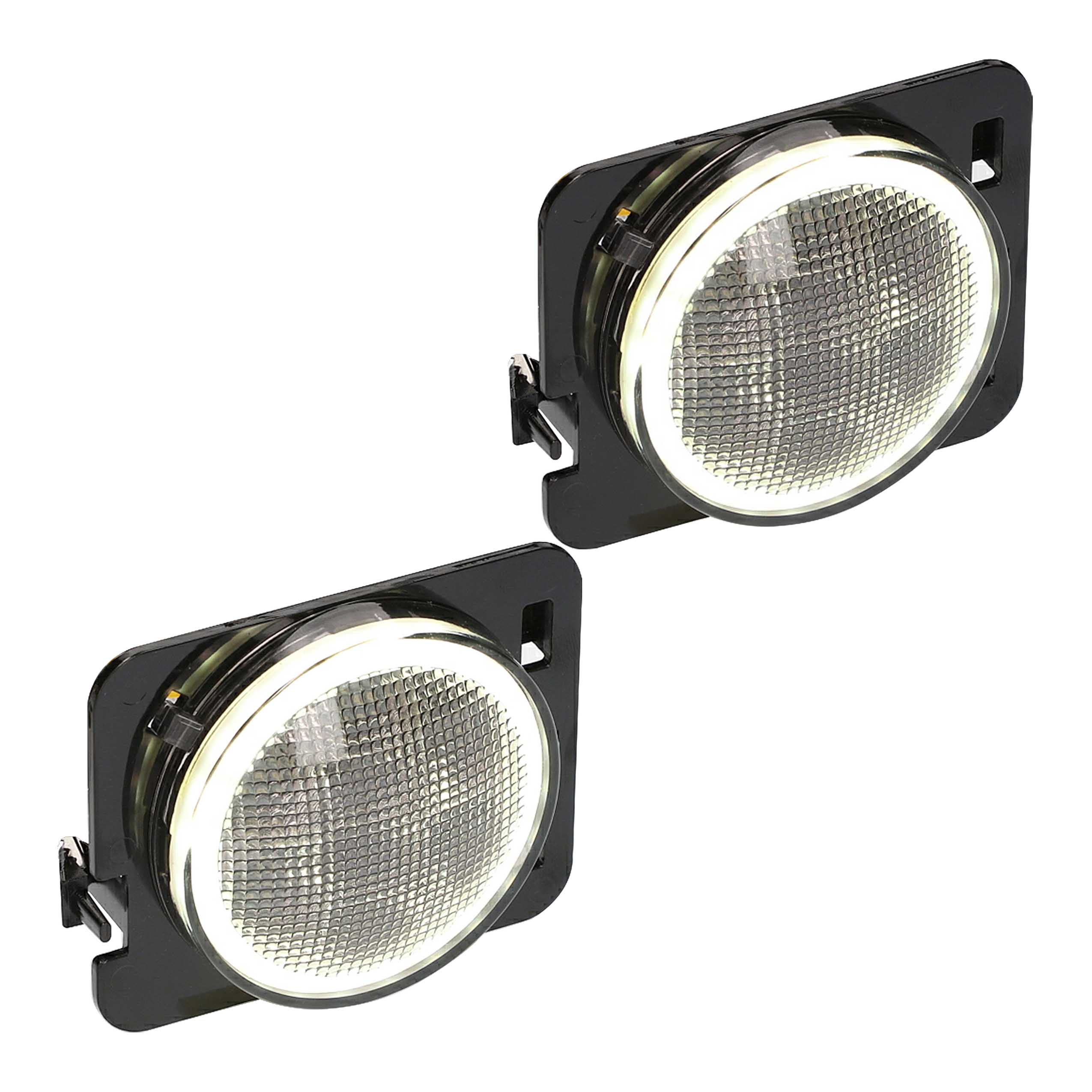 Metra JP-SML1, Amber LED Side Marker with Halo - Wrangler JK 2007-2018
