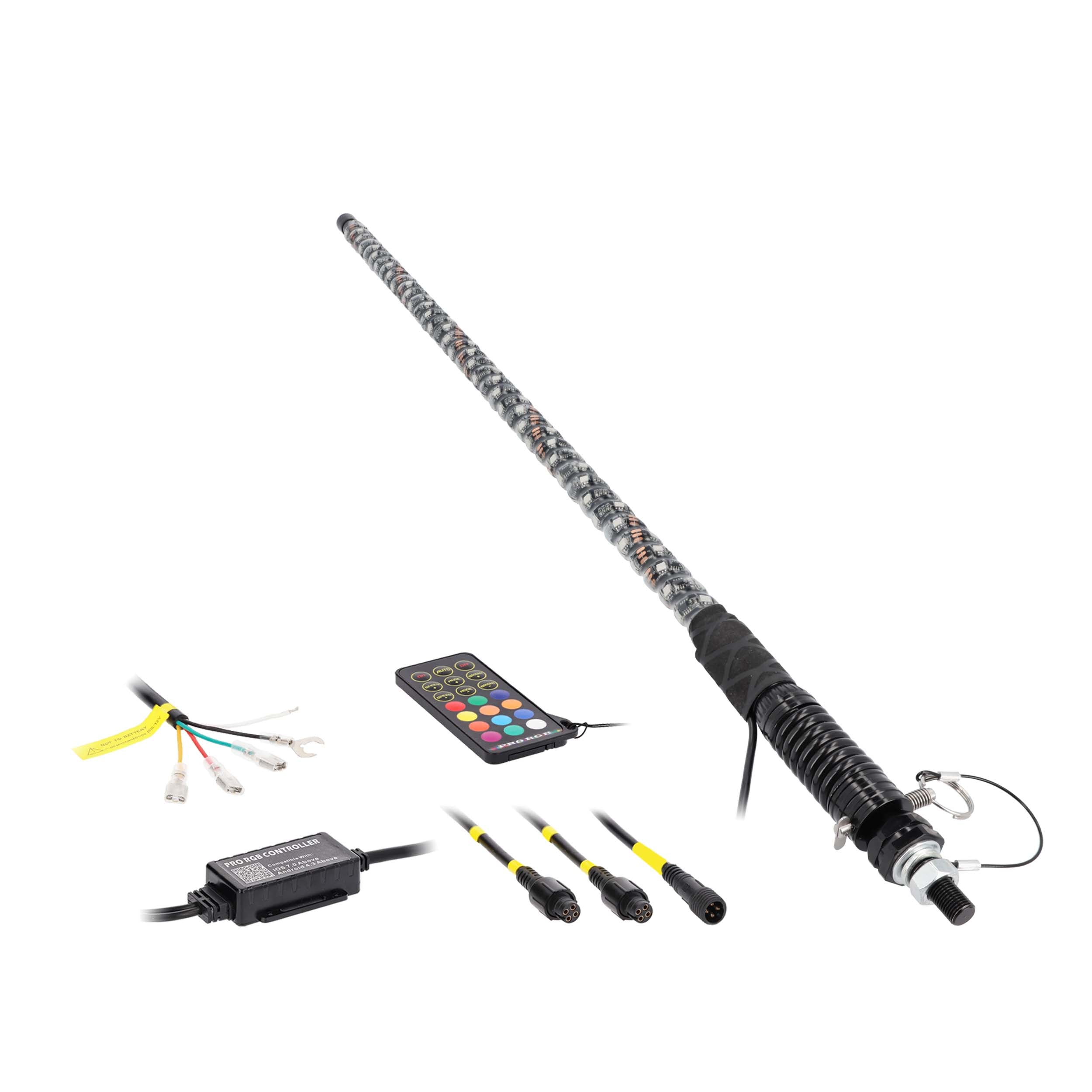 Metra MPS-CHWP-1, 3' Chasing RGB Whip Light w/Controller