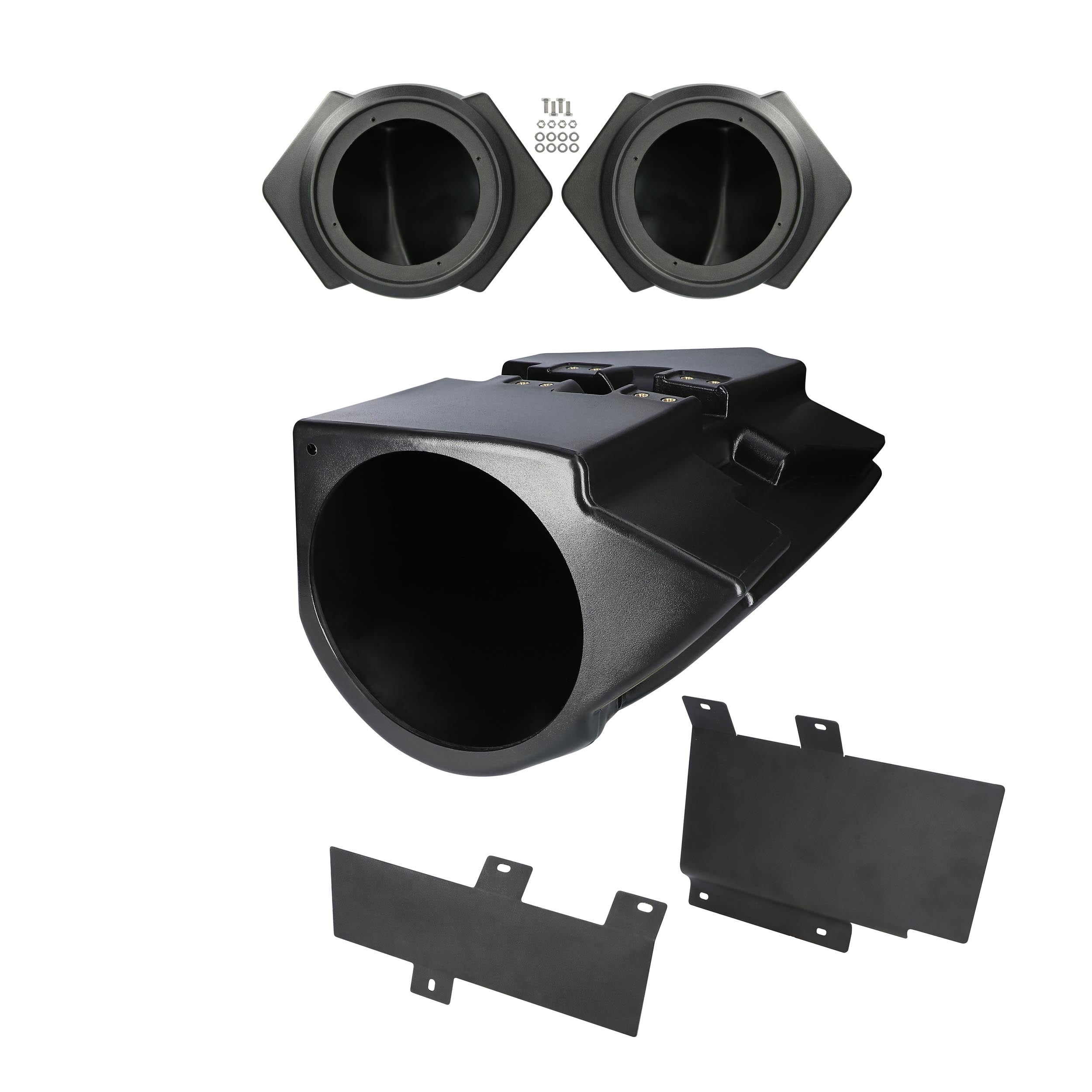 Metra MPS-RZKIT, Audio Upgrade Kit for Speaker Pods with Subwoofer Box and Am