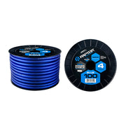 Raptor R4BL4-100, Wire 4ga 100' Blue CCA