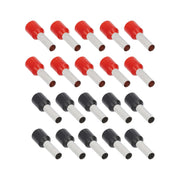 T-Spec V10GA-FERR, (20)Ferrule 10ga Red/Black