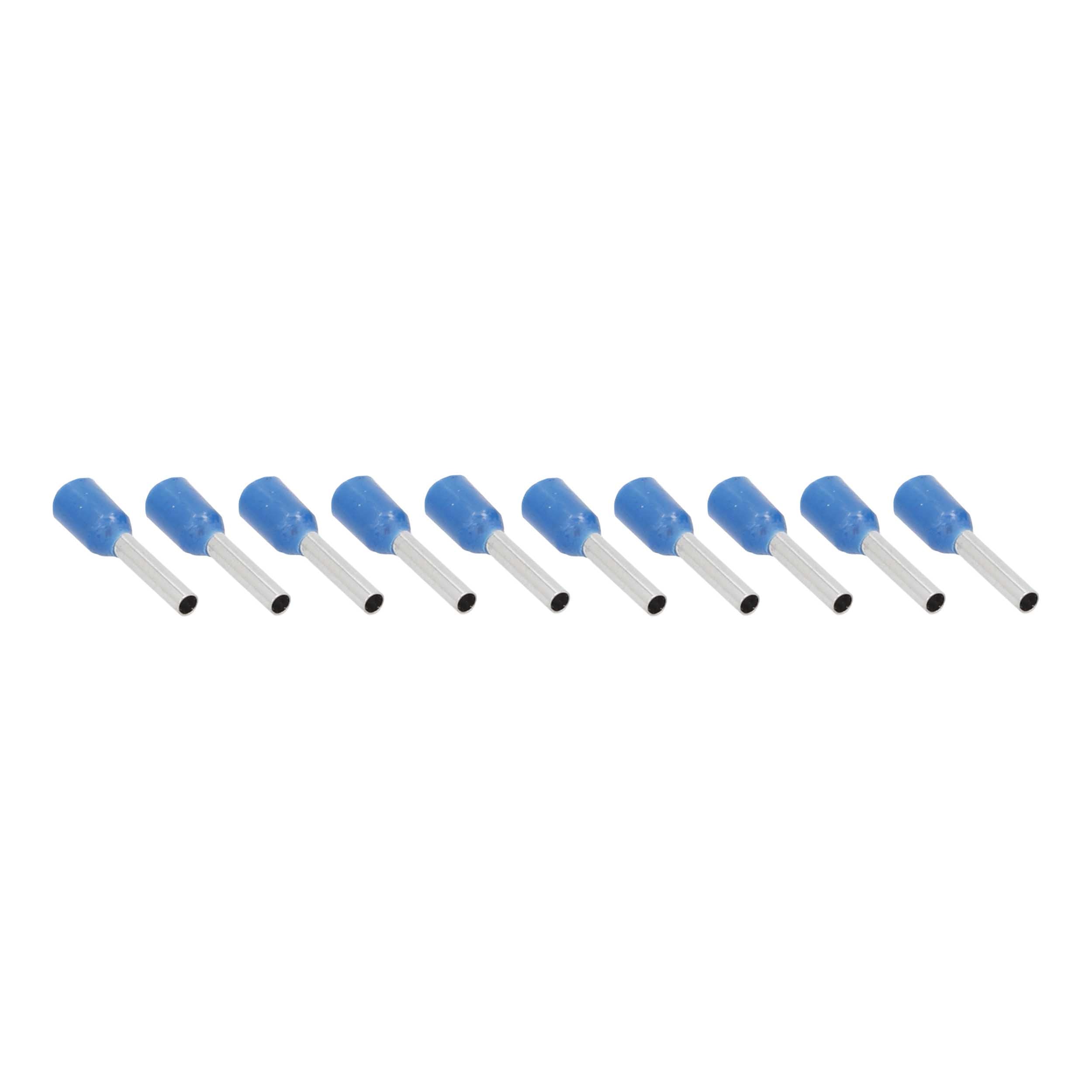 T-Spec V1618BL-FERR, (10)Ferrule 16/18ga Blue