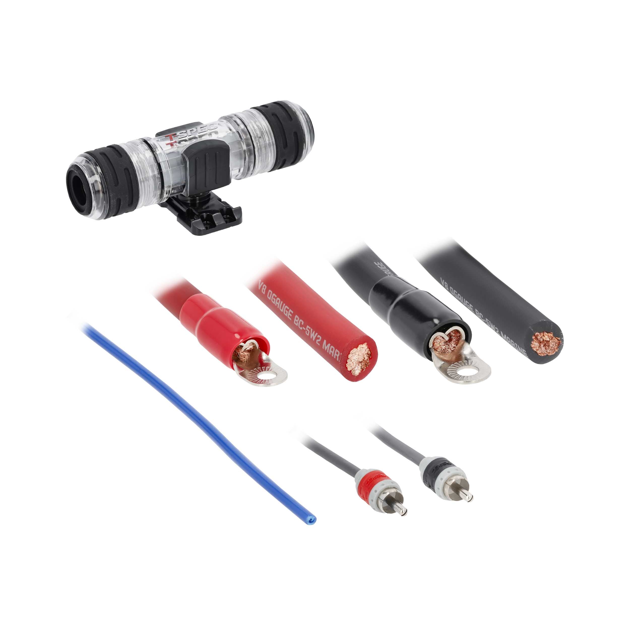 T-Spec V8-AK1, Amp Kit 0ga RCA