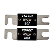 T-Spec V8-ANL80, (2)Fuse ANL 80 Amp