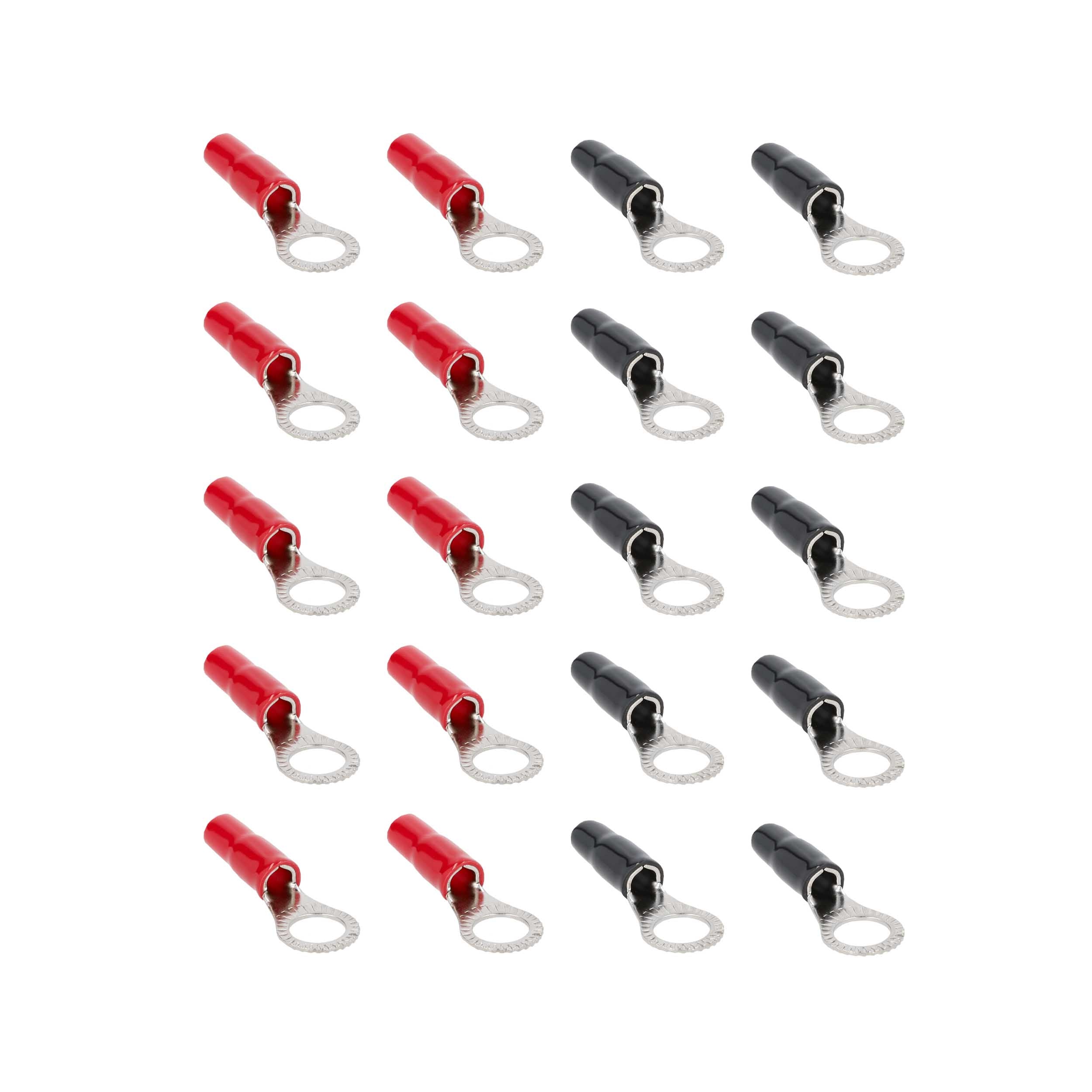 T-Spec V8-ST1-20, (20)Spade Term 4ga (10)Red/