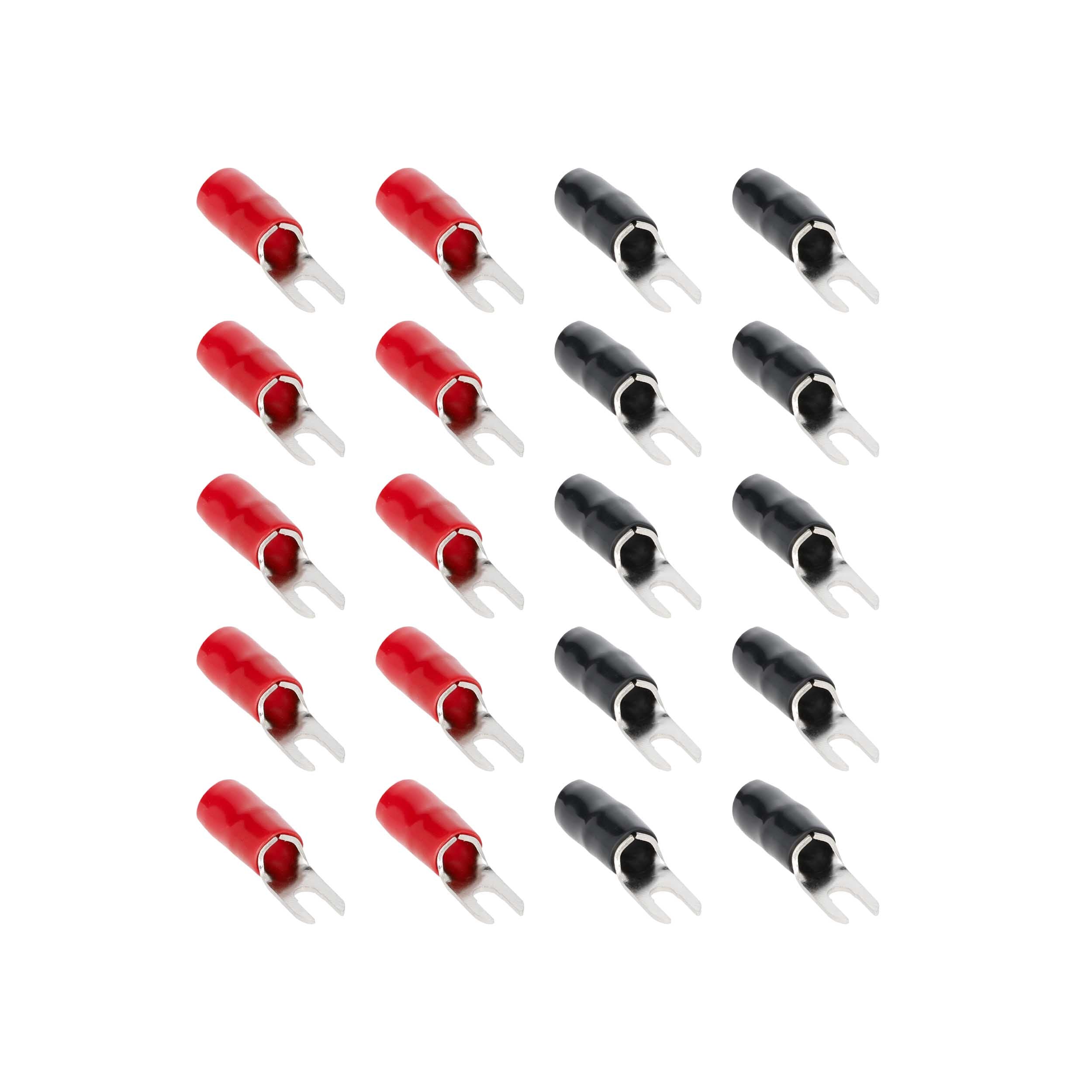 T-Spec V8-ST3-20, (5)Spade Term 8ga (10)Red/