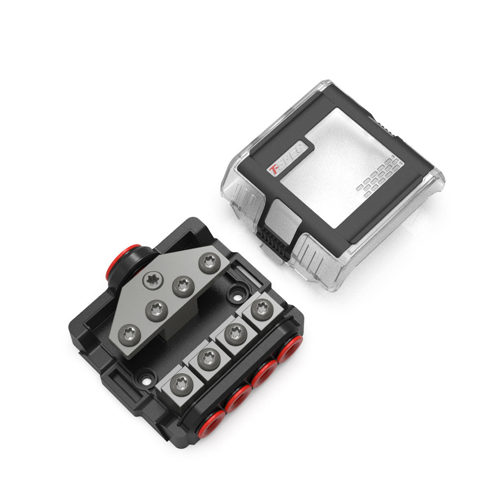 T-Spec VFDB4, Dist Block MANL (1)1/0-4ga IN