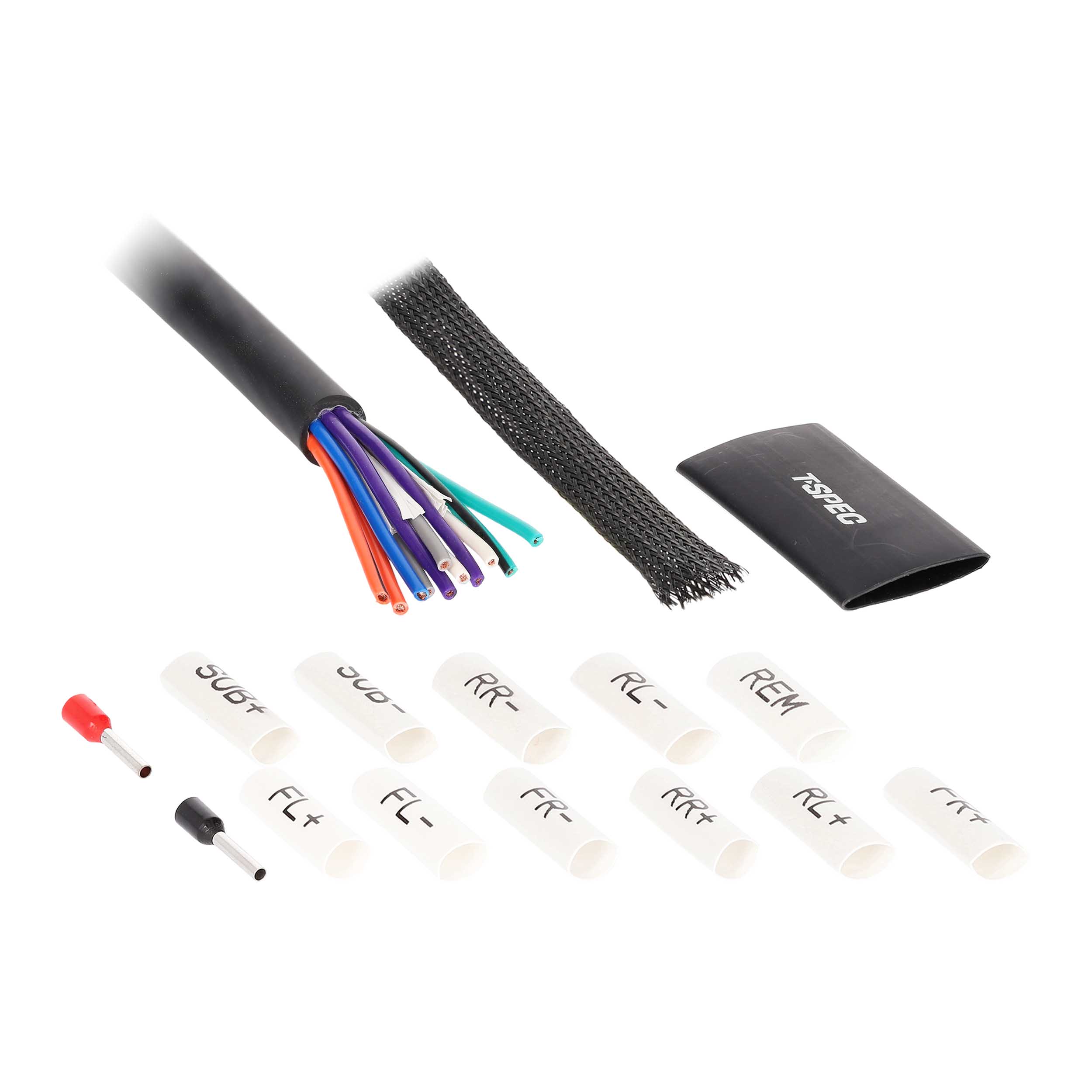 T-Spec VSW1116, Spk Wire 16ga 11Con 20' Kit