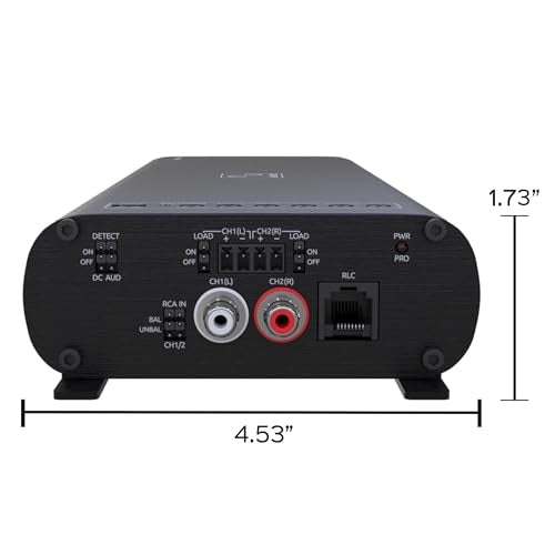 Wavtech LINK1000.1MINI, Mini Series Mono Block Subwoofer Amplifier w/ LOC - 1000W RMS