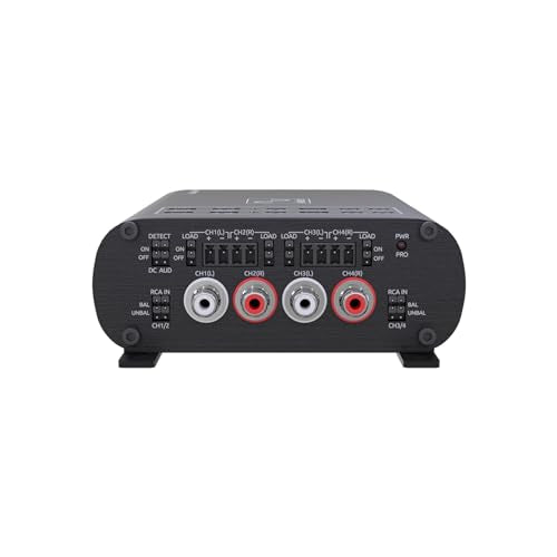 Wavtech LINK300.4MINI, Mini Series 4 Channel Full Range Amplifier w/ LOC - 300W