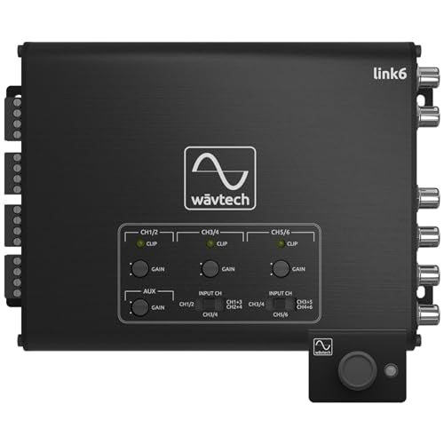 Wavtech LINK6, 6 Channel Line Output Convertor w/ Summing and Remote