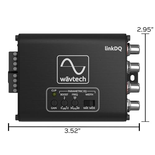 Wavtech LINKDQ, 2 Channel Line Output Convertor / Line Driver w/ Parametric EQ