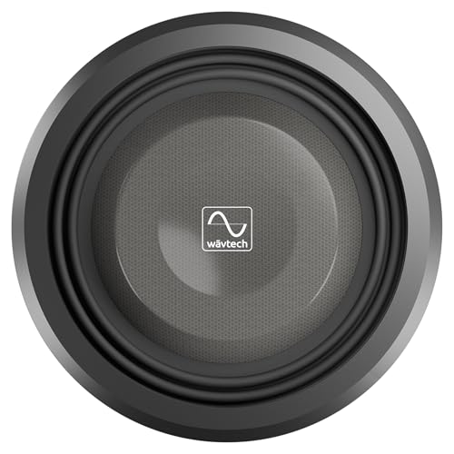 Wavtech THINPRO10-2, thinPRO10 10" 2 Ohm Single Voice Coil Shallow Subwoofer w/ Grille