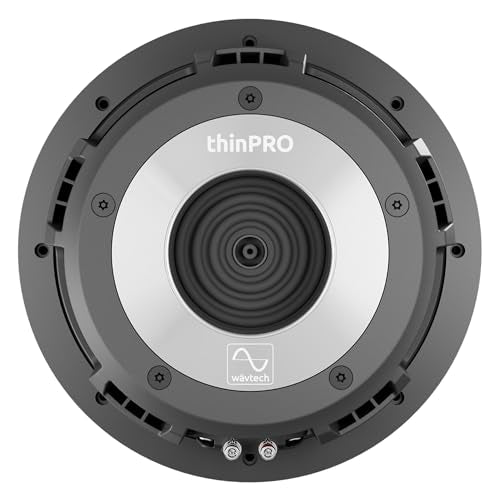 Wavtech THINPRO10-2, thinPRO10 10" 2 Ohm Single Voice Coil Shallow Subwoofer w/ Grille