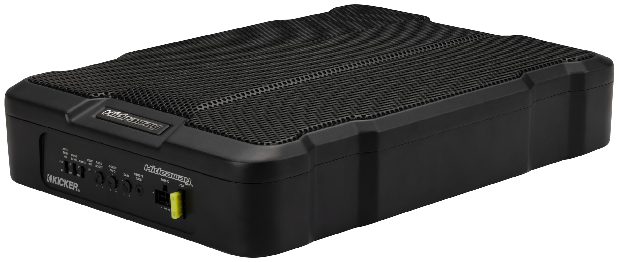 Kicker HS12, Hideaway 12" Compact Powered Subwoofer (51HS12)