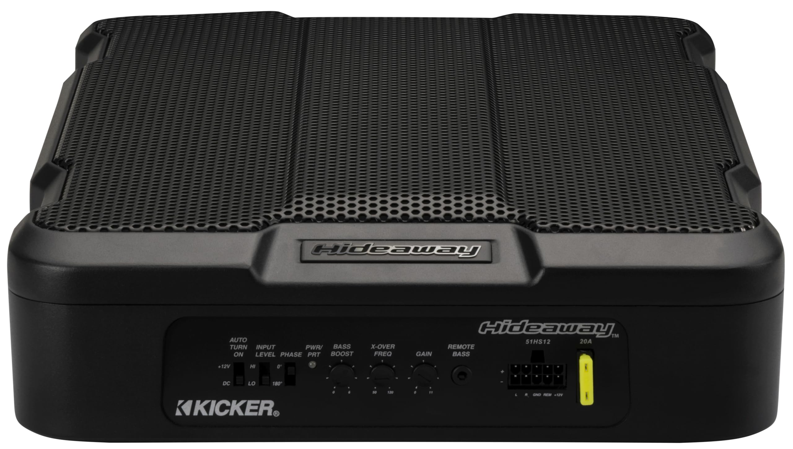 Kicker HS12, Hideaway 12" Compact Powered Subwoofer (51HS12)