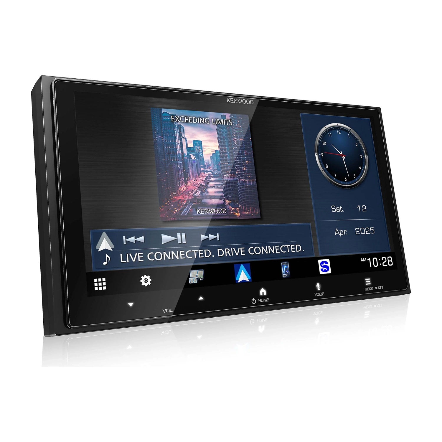 Kenwood DMX8710S, 7" Double DIN Digital Multi Media Receiver w/ Wireless Apple CarPlay & Android Auto