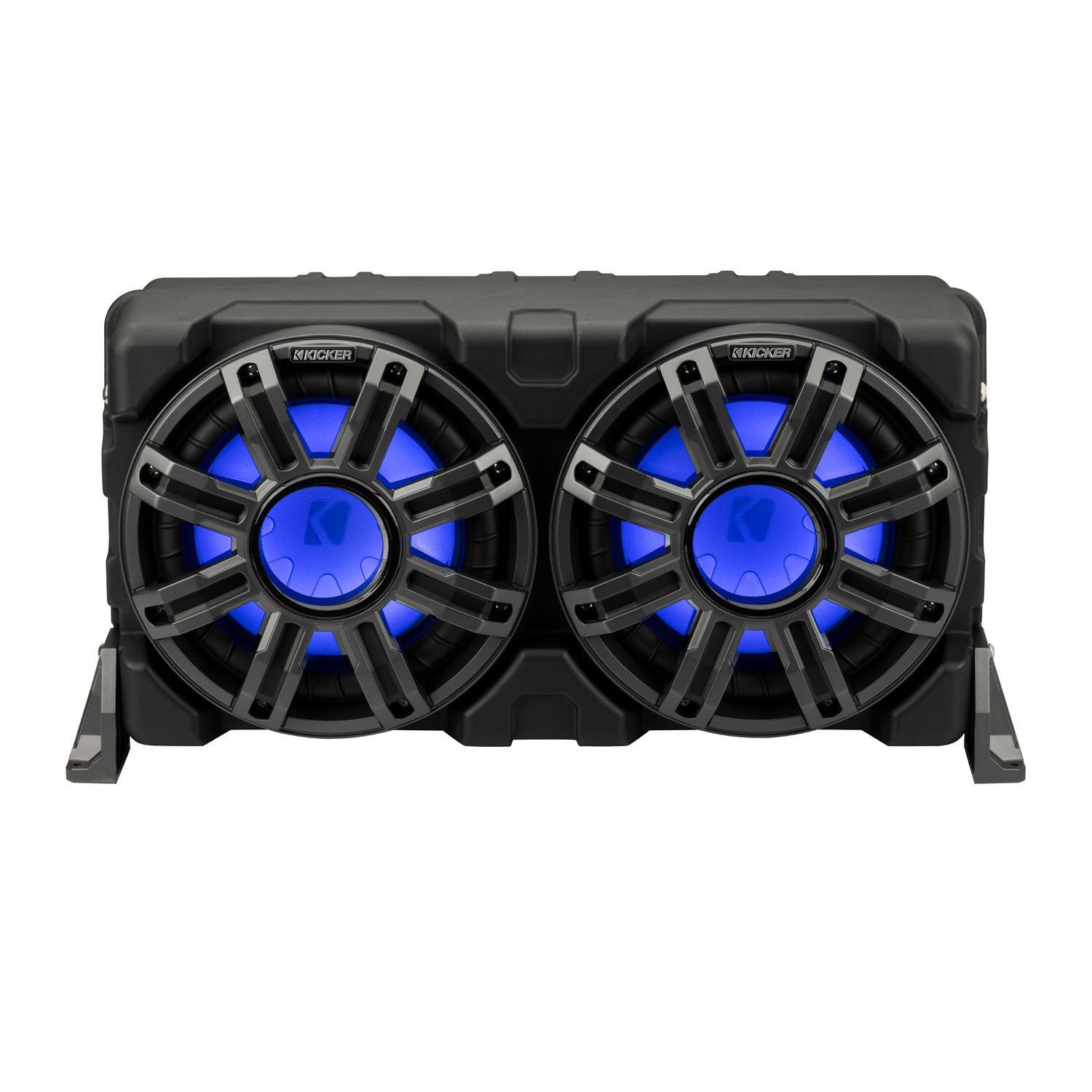 Kicker MWLE10, MWLE 10" Loaded Premium Marine Subwoofer Enclosure w/ Passive Radiator 2 Ohm (51MWLE102)
